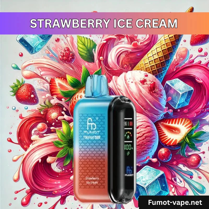 Tornado Vape 20000 - Strawberry Ice Cream