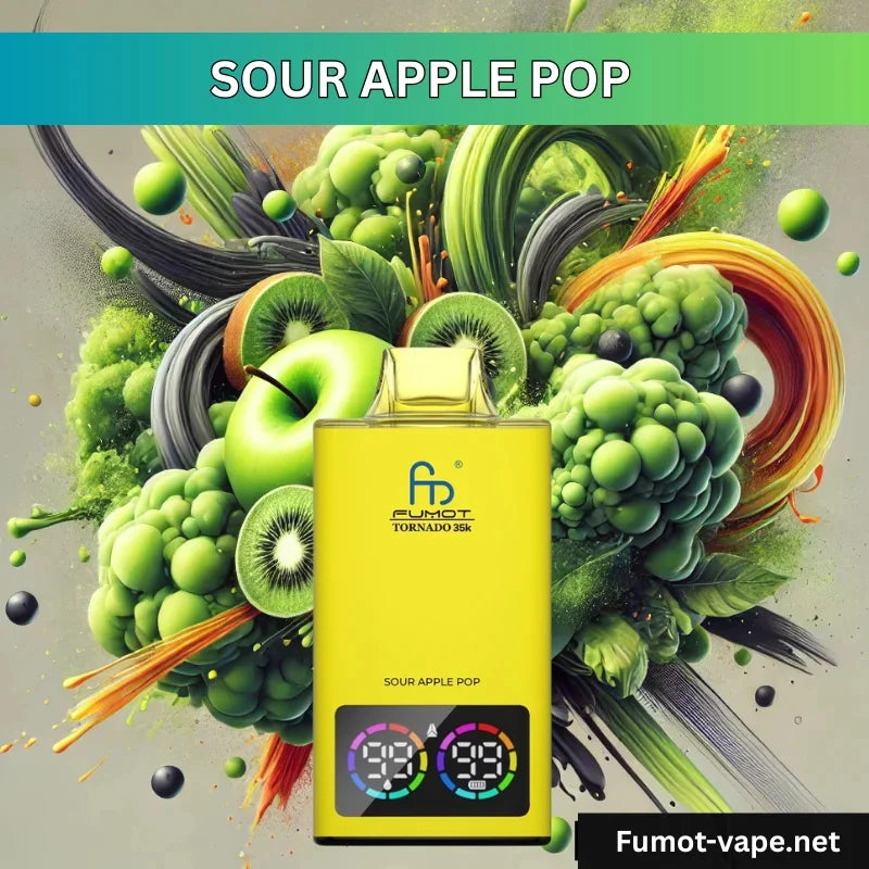 Tornado Vape 35000 - Sour Apple Pop