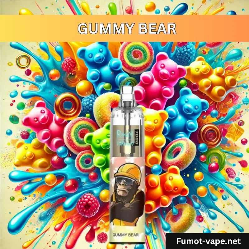 
Tornado Vape 7000 - Gummy Bear
