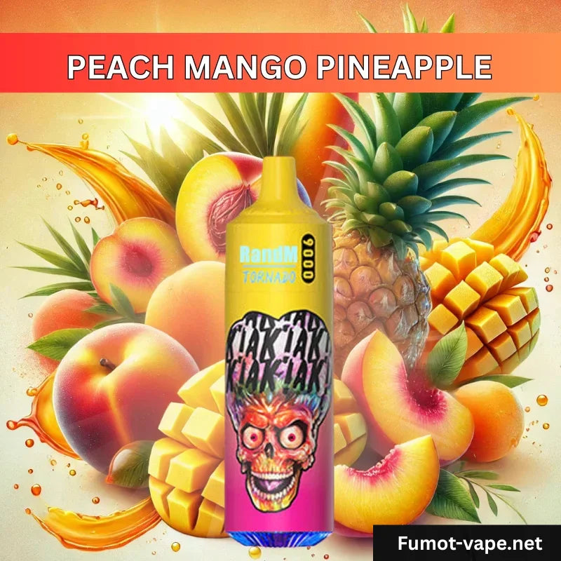 Tornado Vape 9000 - Peach Mango Pineapple