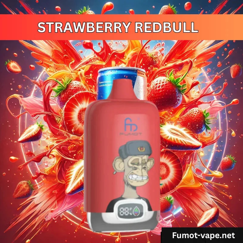 Tornado Vape 12000 - Strawberry Red Bull