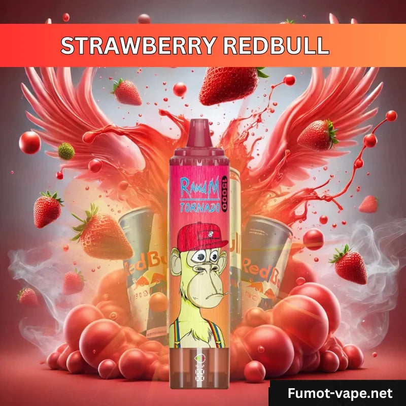 Tornado Vape 15000 - Strawberry Red Bull